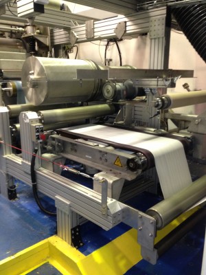 Fabric after hydroentangling