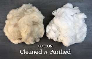 Cleaned cotton vs Purified cotton | Barnhardt Cotton